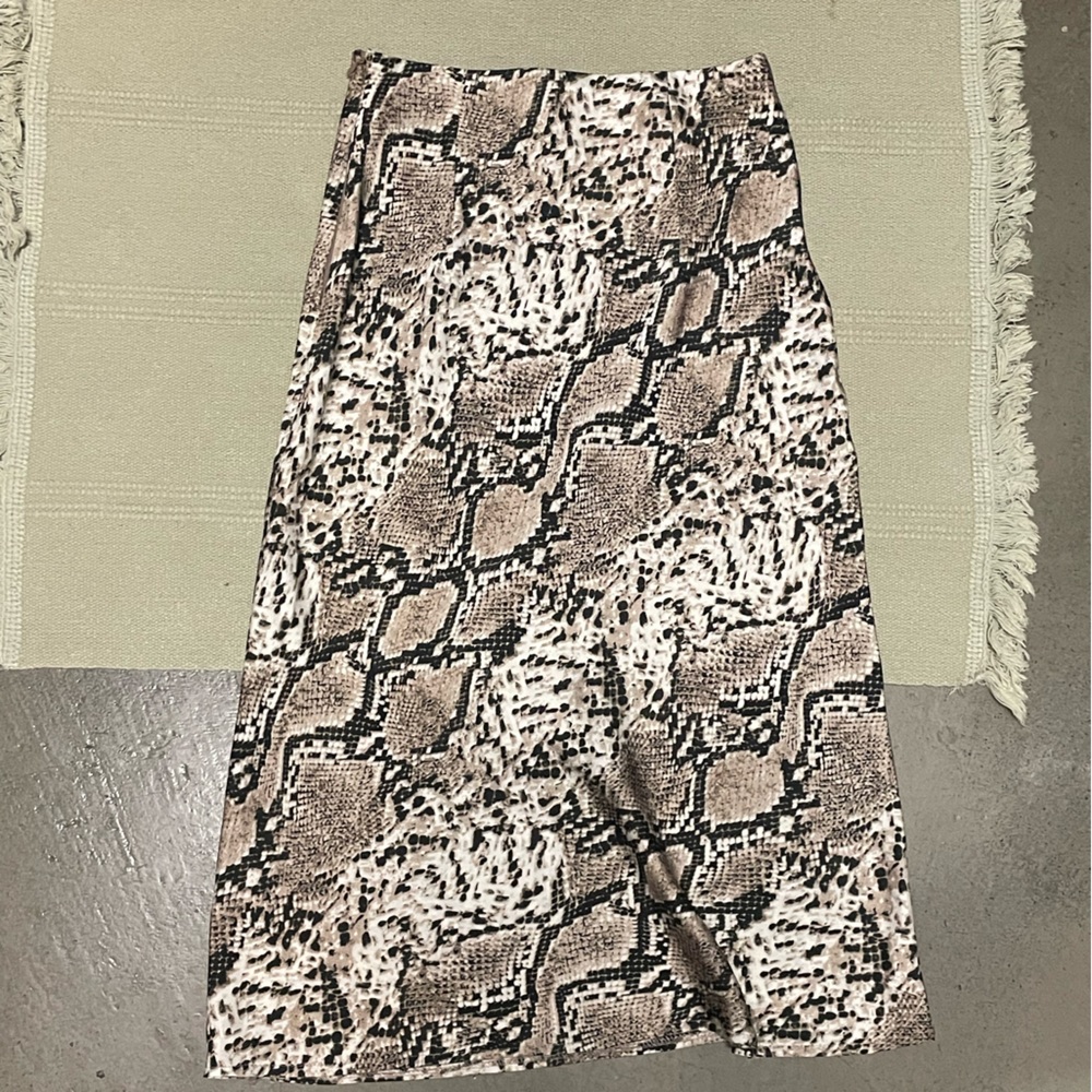 Princess Polly silk midi skirt